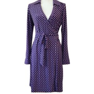 Tommy Hilfiger Elegant Geometric Wrap Dress